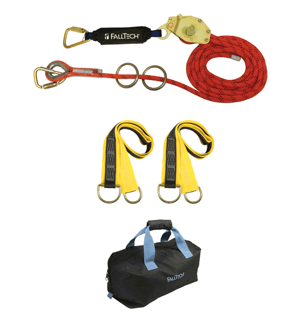 FallTech 2 Person Kernmantle Rope HLL with Energy Absorber from GME Supply